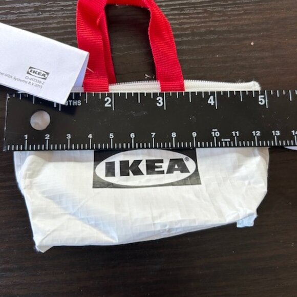 IKEA Vinterfint Heart Tote with matching Knolig Mini Tote Keychain! - Picture 10 of 11